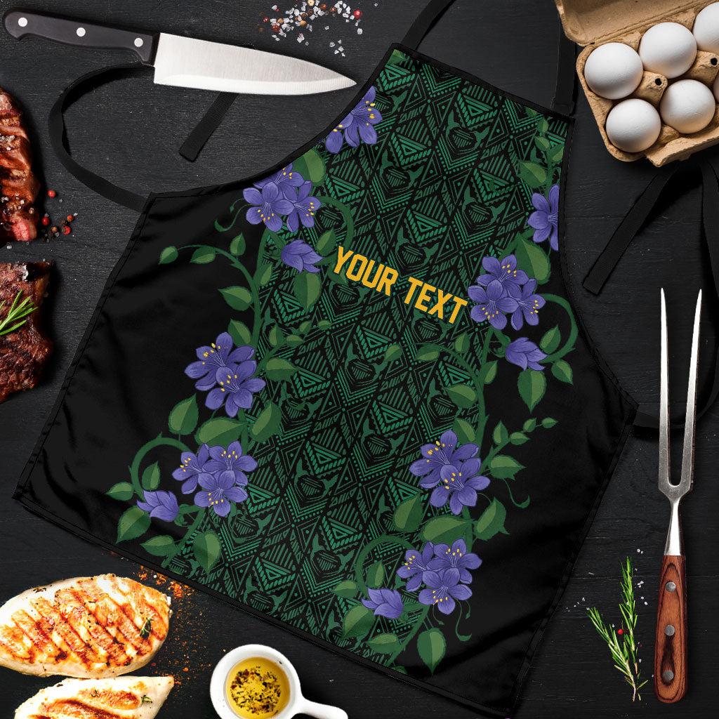 Custom Women’s Cricket Jamaica Floral Series Apron Lignum Vitae Hummingbirds Geometric Ethnic