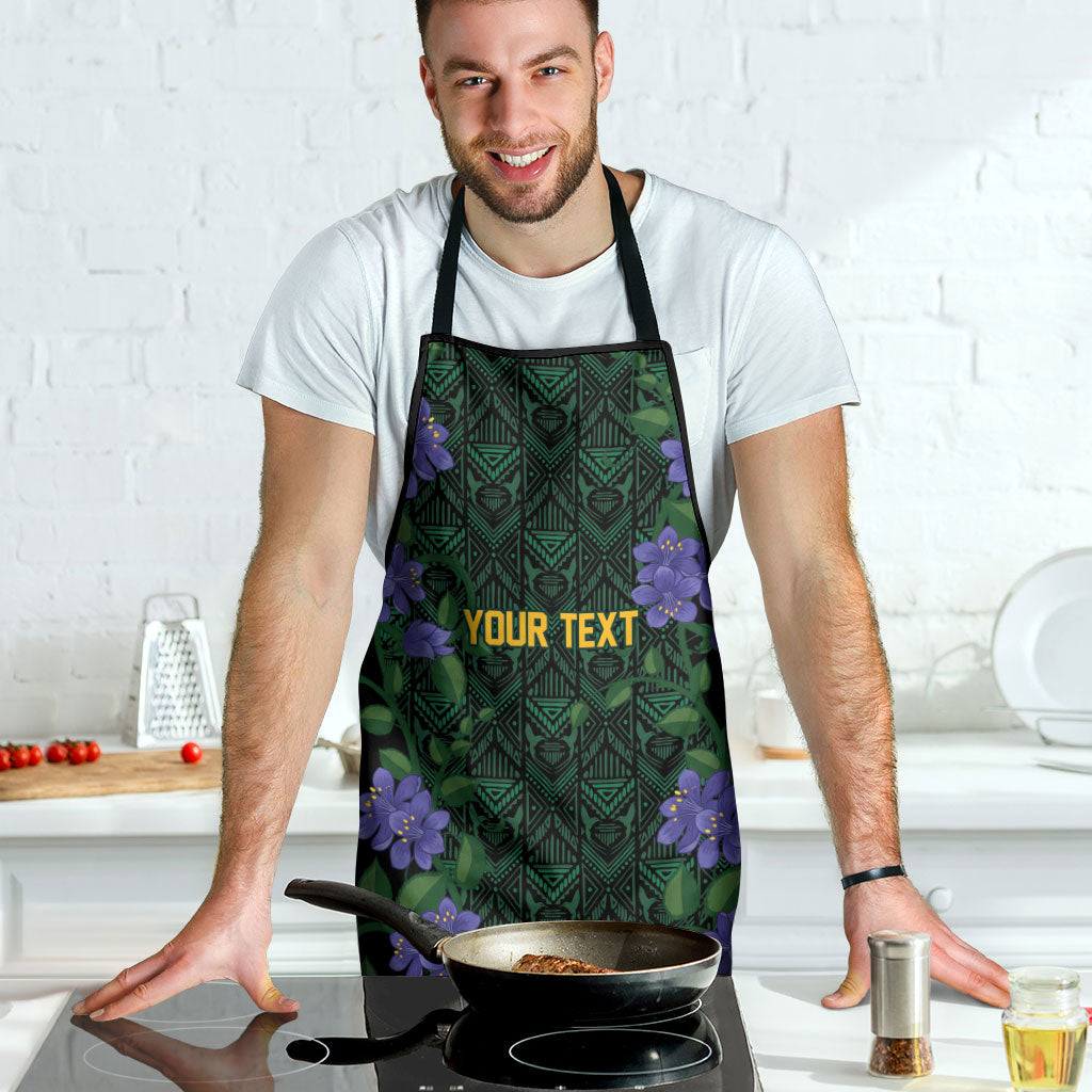 Custom Women’s Cricket Jamaica Floral Series Apron Lignum Vitae Hummingbirds Geometric Ethnic