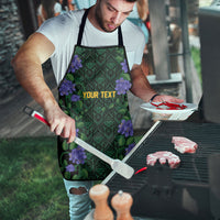 Custom Women’s Cricket Jamaica Floral Series Apron Lignum Vitae Hummingbirds Geometric Ethnic