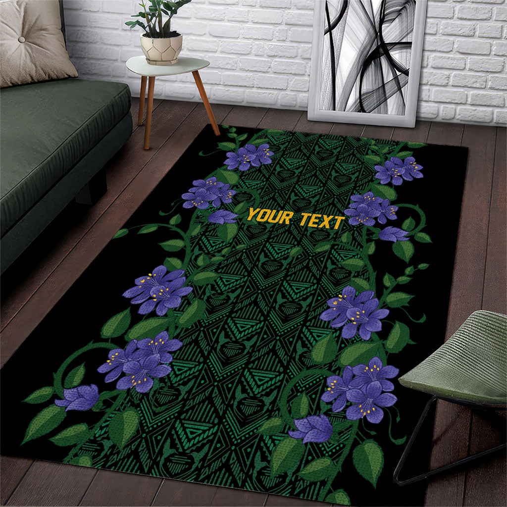 Custom Women’s Cricket Jamaica Floral Series Area Rug Lignum Vitae Hummingbirds Geometric Ethnic
