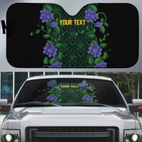 Custom Women’s Cricket Jamaica Floral Series Auto Sun Shade Lignum Vitae Hummingbirds Geometric Ethnic