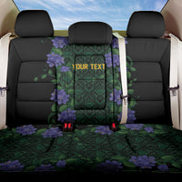 Custom Women’s Cricket Jamaica Floral Series Back Car Seat Cover Lignum Vitae Hummingbirds Geometric Ethnic