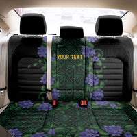 Custom Women’s Cricket Jamaica Floral Series Back Car Seat Cover Lignum Vitae Hummingbirds Geometric Ethnic