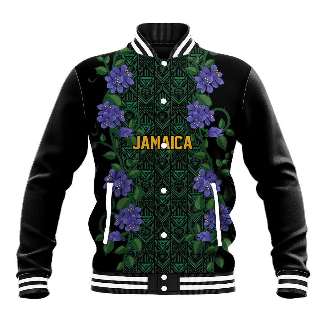 Custom Women’s Cricket Jamaica Floral Series Baseball Jacket Lignum Vitae Hummingbirds Geometric Ethnic