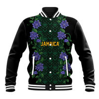 Custom Women’s Cricket Jamaica Floral Series Baseball Jacket Lignum Vitae Hummingbirds Geometric Ethnic