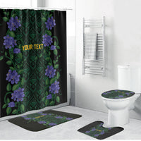 Custom Women’s Cricket Jamaica Floral Series Bathroom Set Lignum Vitae Hummingbirds Geometric Ethnic