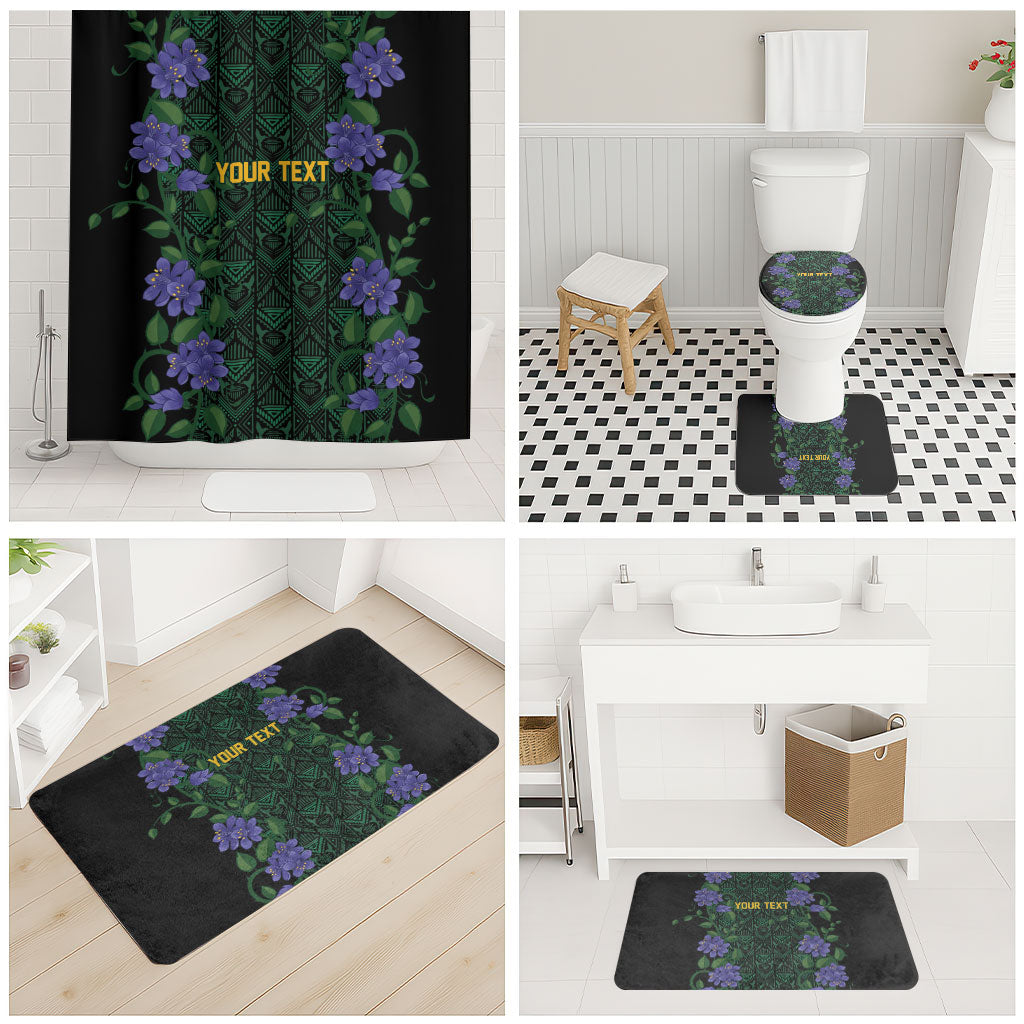 Custom Women’s Cricket Jamaica Floral Series Bathroom Set Lignum Vitae Hummingbirds Geometric Ethnic