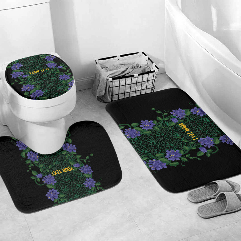 Custom Women’s Cricket Jamaica Floral Series Bathroom Set Lignum Vitae Hummingbirds Geometric Ethnic