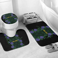 Custom Women’s Cricket Jamaica Floral Series Bathroom Set Lignum Vitae Hummingbirds Geometric Ethnic