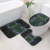 Custom Women’s Cricket Jamaica Floral Series Bathroom Set Lignum Vitae Hummingbirds Geometric Ethnic