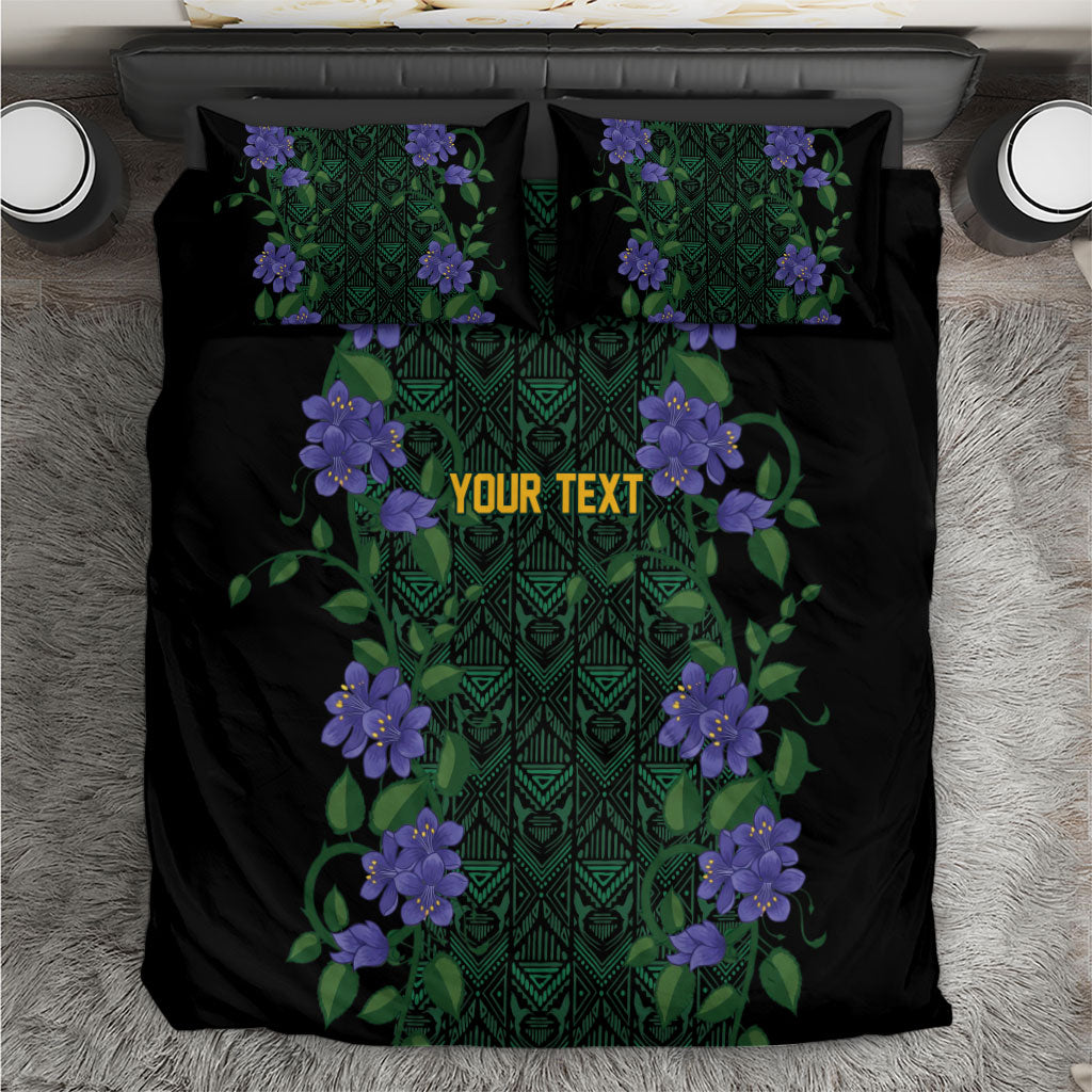 Custom Women’s Cricket Jamaica Floral Series Bedding Set Lignum Vitae Hummingbirds Geometric Ethnic