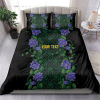 Custom Women’s Cricket Jamaica Floral Series Bedding Set Lignum Vitae Hummingbirds Geometric Ethnic