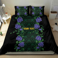 Custom Women’s Cricket Jamaica Floral Series Bedding Set Lignum Vitae Hummingbirds Geometric Ethnic