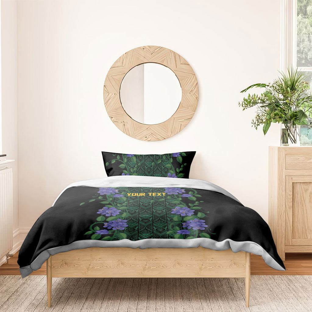 Custom Women’s Cricket Jamaica Floral Series Bedding Set Lignum Vitae Hummingbirds Geometric Ethnic