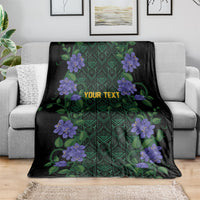 Custom Women’s Cricket Jamaica Floral Series Blanket Lignum Vitae Hummingbirds Geometric Ethnic