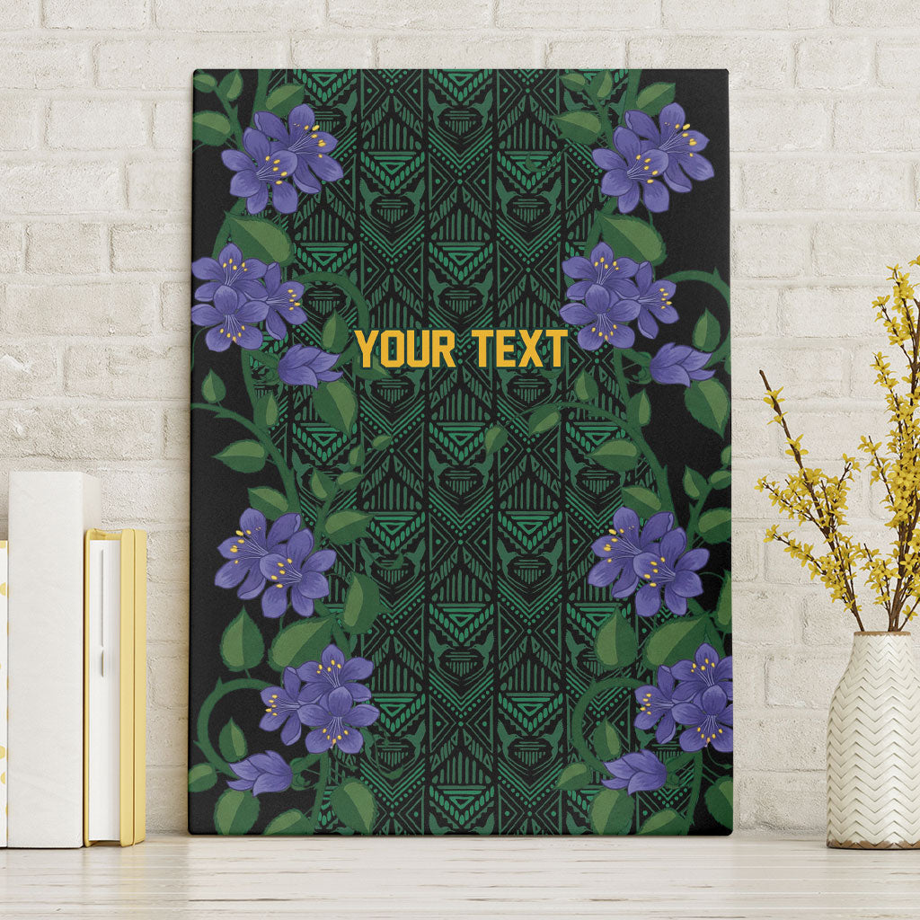 Custom Women’s Cricket Jamaica Floral Series Canvas Wall Art Lignum Vitae Hummingbirds Geometric Ethnic