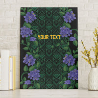Custom Women’s Cricket Jamaica Floral Series Canvas Wall Art Lignum Vitae Hummingbirds Geometric Ethnic