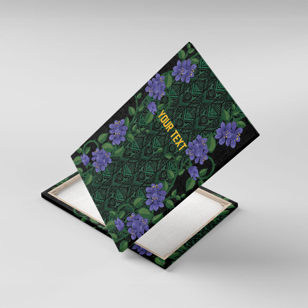 Custom Women’s Cricket Jamaica Floral Series Canvas Wall Art Lignum Vitae Hummingbirds Geometric Ethnic