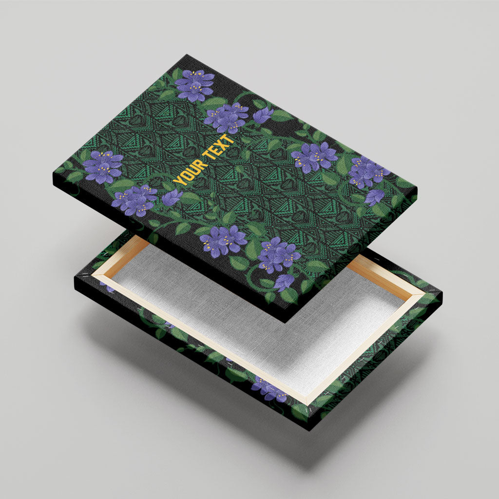 Custom Women’s Cricket Jamaica Floral Series Canvas Wall Art Lignum Vitae Hummingbirds Geometric Ethnic