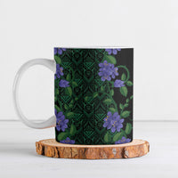 Custom Women’s Cricket Jamaica Floral Series Ceramic Mug Lignum Vitae Hummingbirds Geometric Ethnic