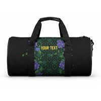Custom Women’s Cricket Jamaica Floral Series Duffle Bag Lignum Vitae Hummingbirds Geometric Ethnic