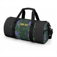 Custom Women’s Cricket Jamaica Floral Series Duffle Bag Lignum Vitae Hummingbirds Geometric Ethnic