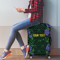 Custom Women’s Cricket Jamaica Floral Series Luggage Cover Lignum Vitae Hummingbirds Geometric Ethnic