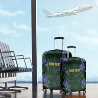 Custom Women’s Cricket Jamaica Floral Series Luggage Cover Lignum Vitae Hummingbirds Geometric Ethnic