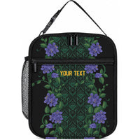 Custom Women’s Cricket Jamaica Floral Series Lunch Bag Lignum Vitae Hummingbirds Geometric Ethnic