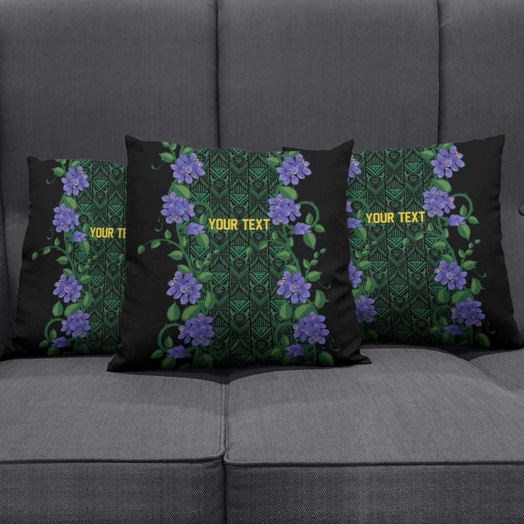 Custom Women’s Cricket Jamaica Floral Series Pillow Cover Lignum Vitae Hummingbirds Geometric Ethnic