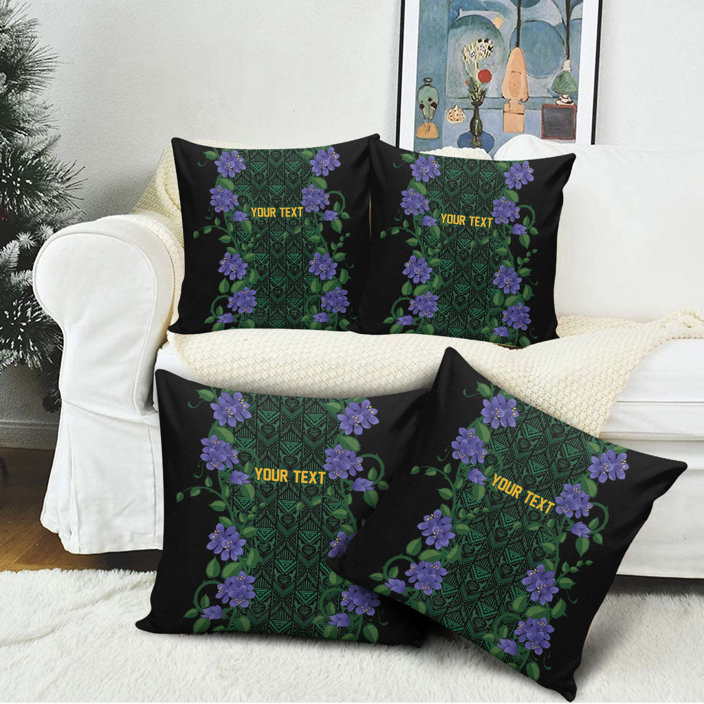 Custom Women’s Cricket Jamaica Floral Series Pillow Cover Lignum Vitae Hummingbirds Geometric Ethnic