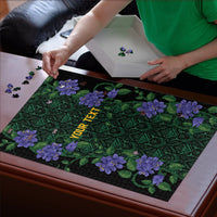Custom Women’s Cricket Jamaica Floral Series Puzzle Lignum Vitae Hummingbirds Geometric Ethnic