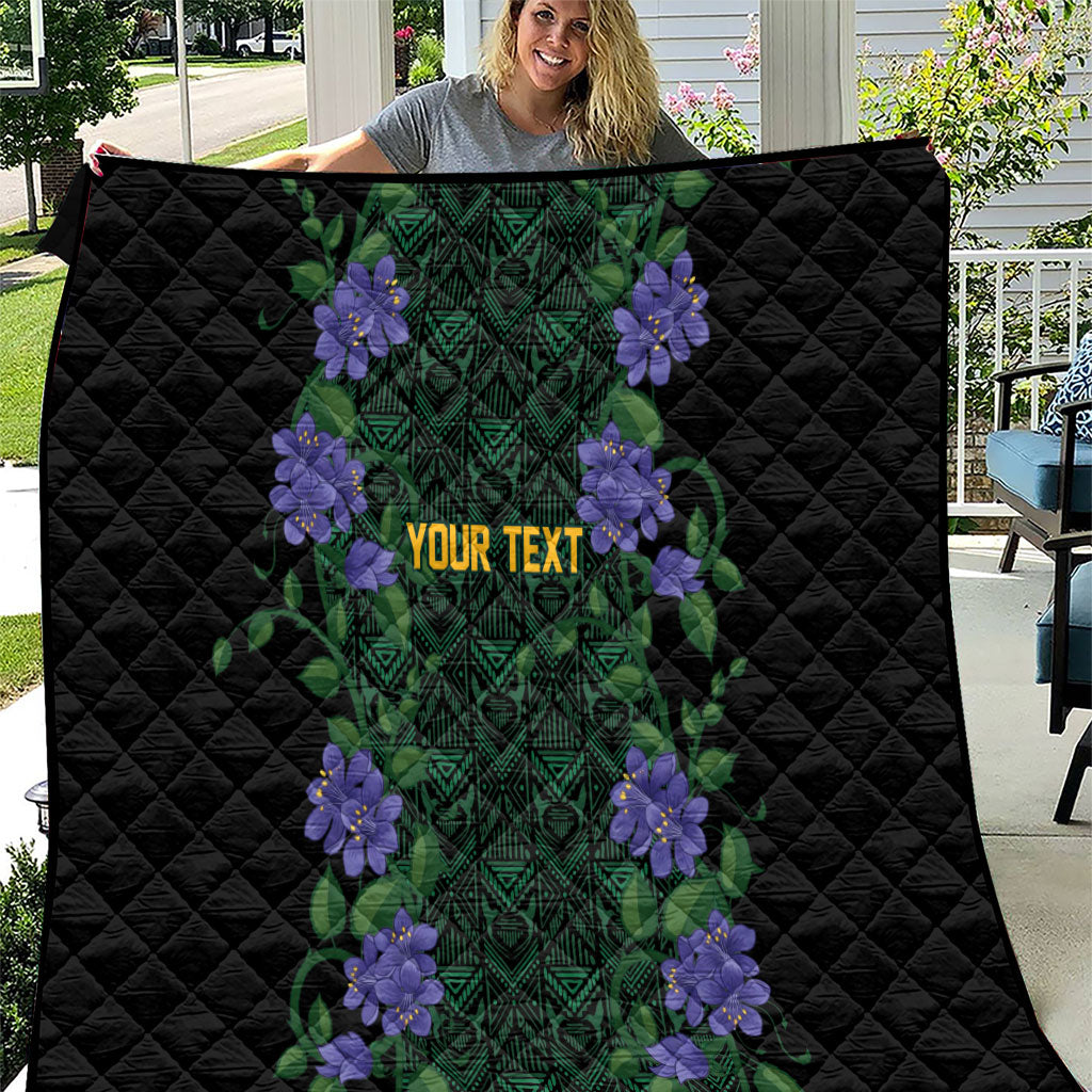 Custom Women’s Cricket Jamaica Floral Series Quilt Lignum Vitae Hummingbirds Geometric Ethnic