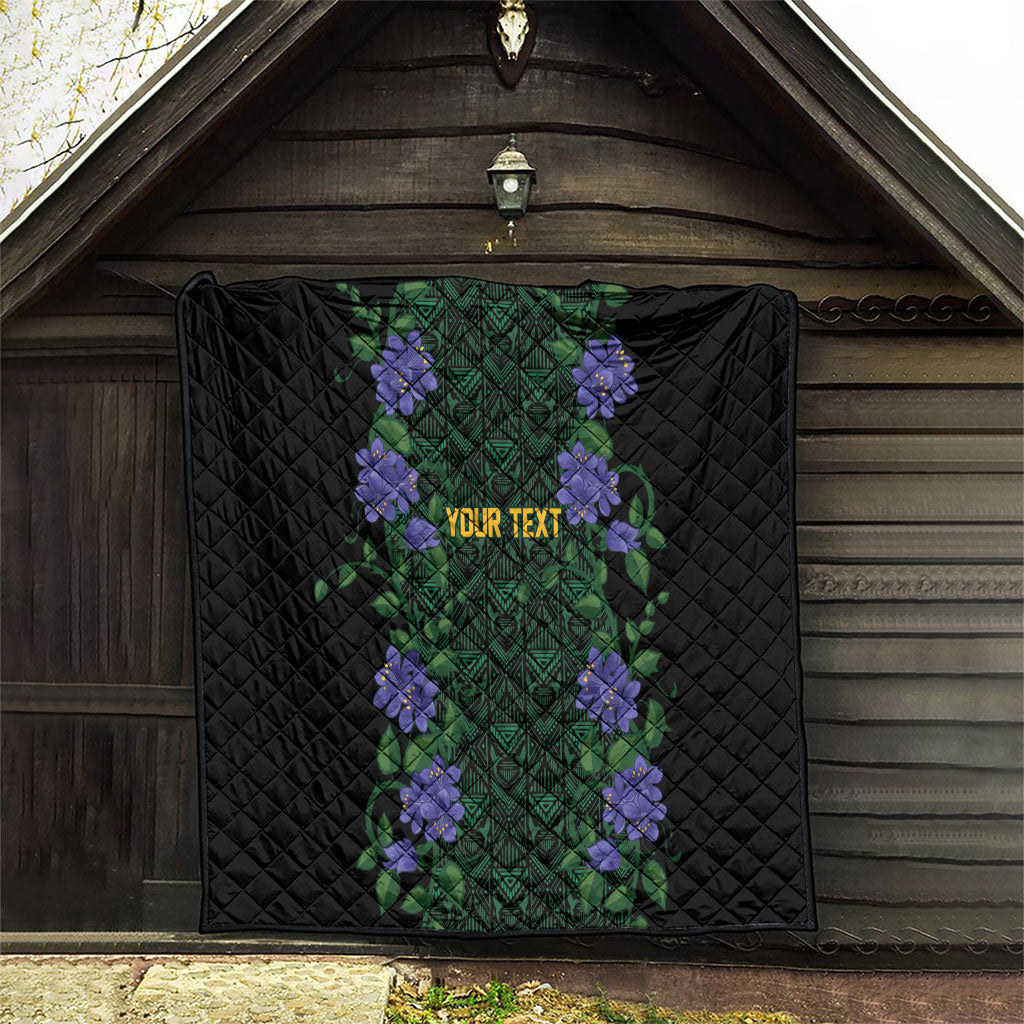 Custom Women’s Cricket Jamaica Floral Series Quilt Lignum Vitae Hummingbirds Geometric Ethnic