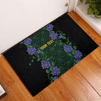 Custom Women’s Cricket Jamaica Floral Series Rubber Doormat Lignum Vitae Hummingbirds Geometric Ethnic