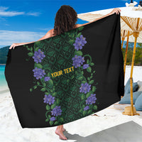 Custom Women’s Cricket Jamaica Floral Series Sarong Lignum Vitae Hummingbirds Geometric Ethnic