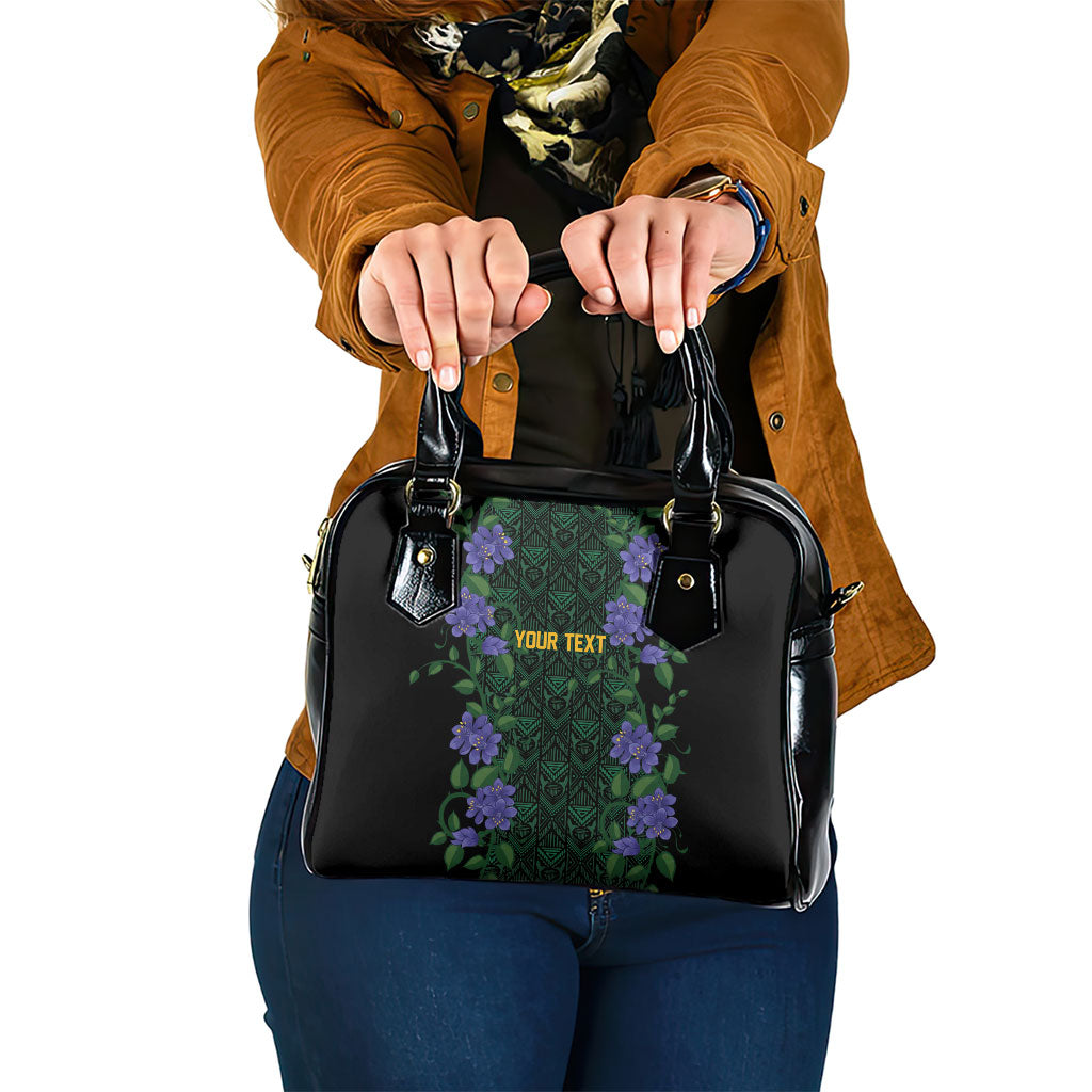Custom Women’s Cricket Jamaica Floral Series Shoulder Handbag Lignum Vitae Hummingbirds Geometric Ethnic