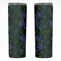 Custom Women’s Cricket Jamaica Floral Series Skinny Tumbler Lignum Vitae Hummingbirds Geometric Ethnic