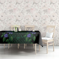 Custom Women’s Cricket Jamaica Floral Series Tablecloth Lignum Vitae Hummingbirds Geometric Ethnic