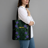 Custom Women’s Cricket Jamaica Floral Series Tote Bag Lignum Vitae Hummingbirds Geometric Ethnic