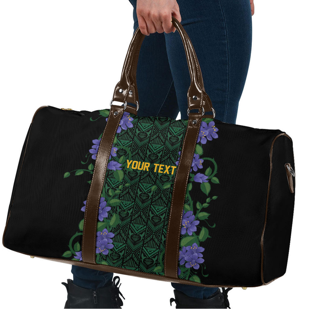 Custom Women’s Cricket Jamaica Floral Series Travel Bag Lignum Vitae Hummingbirds Geometric Ethnic
