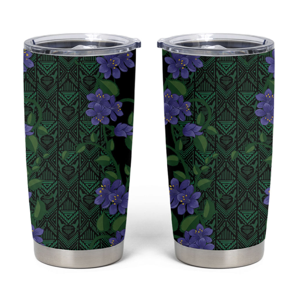 Custom Women’s Cricket Jamaica Floral Series Tumbler Cup Lignum Vitae Hummingbirds Geometric Ethnic
