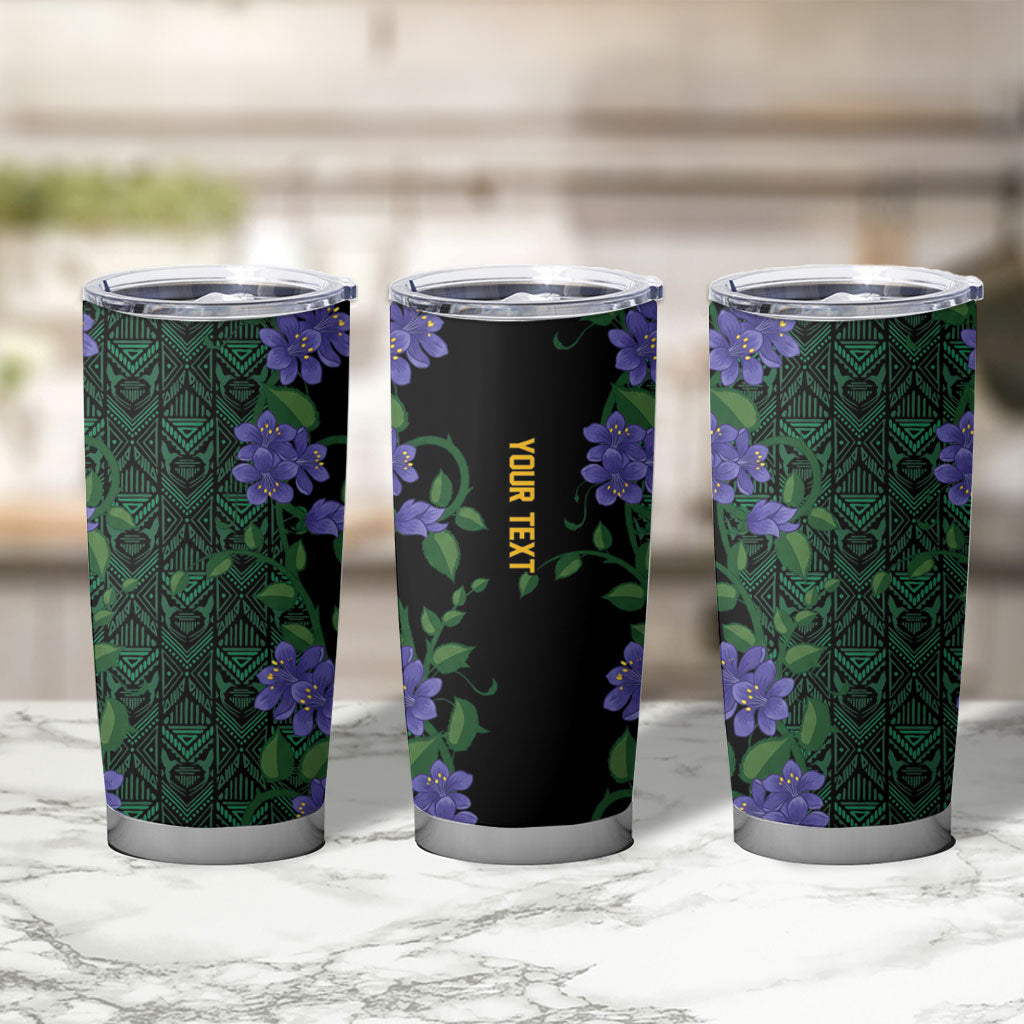 Custom Women’s Cricket Jamaica Floral Series Tumbler Cup Lignum Vitae Hummingbirds Geometric Ethnic