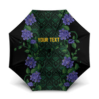 Custom Women’s Cricket Jamaica Floral Series Umbrella Lignum Vitae Hummingbirds Geometric Ethnic