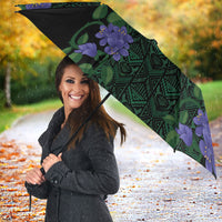 Custom Women’s Cricket Jamaica Floral Series Umbrella Lignum Vitae Hummingbirds Geometric Ethnic