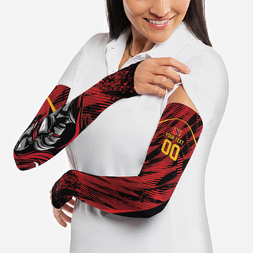 Custom Women’s Cricket Trinidad and Tobago Arm Sleeves Caribbean Woman Knight