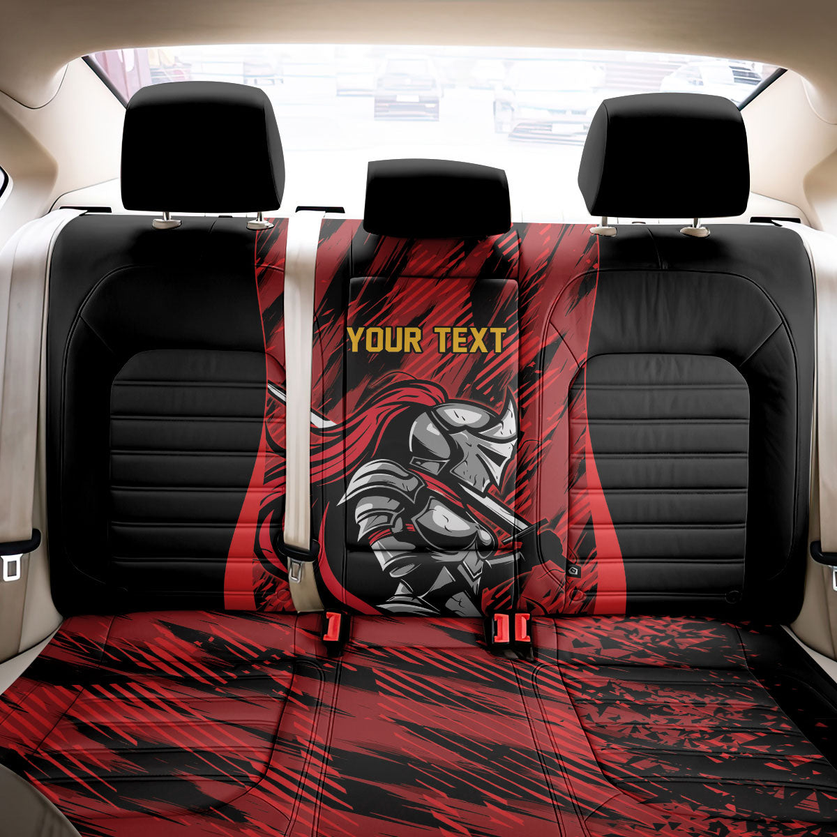 Custom Women’s Cricket Trinidad and Tobago Back Car Seat Cover Caribbean Woman Knight