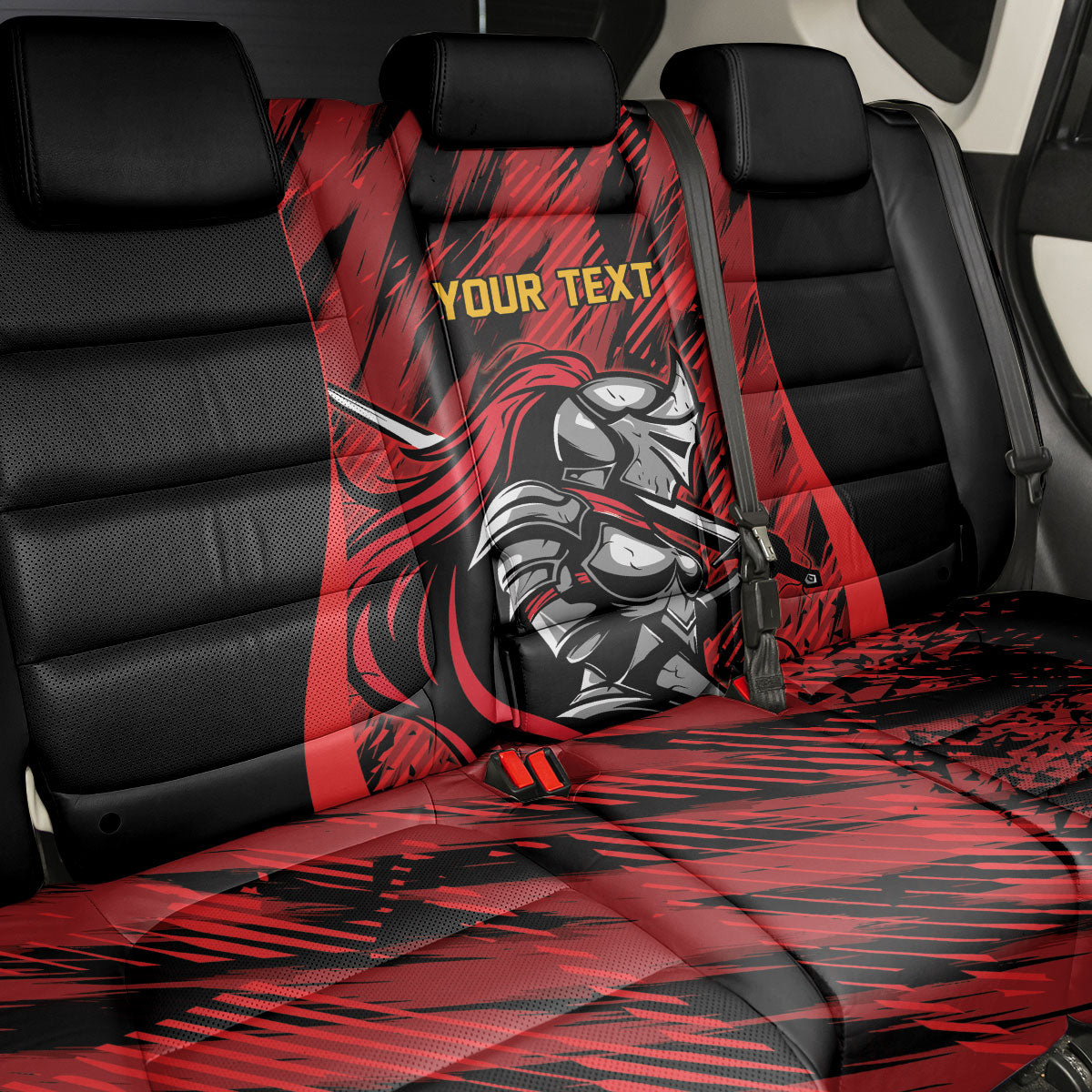 Custom Women’s Cricket Trinidad and Tobago Back Car Seat Cover Caribbean Woman Knight