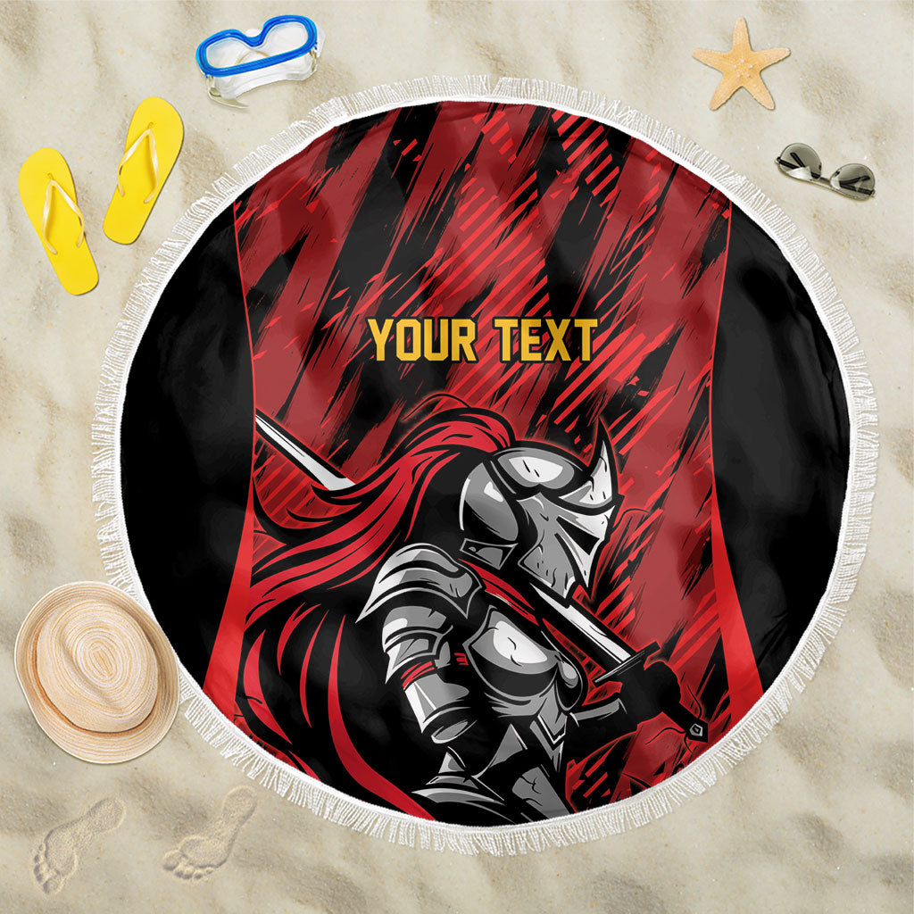 Custom Women’s Cricket Trinidad and Tobago Beach Blanket Caribbean Woman Knight