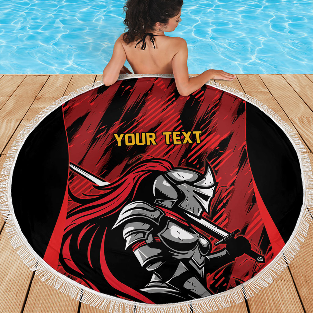 Custom Women’s Cricket Trinidad and Tobago Beach Blanket Caribbean Woman Knight